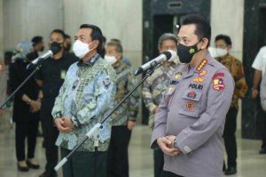 Sambangi Mahkamah Agung, Kapolri Bahas Tilang Elektronik