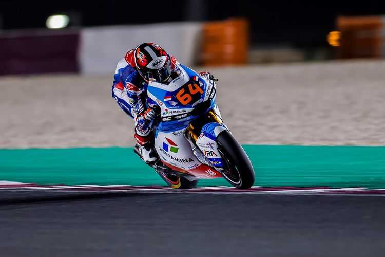 Mantap! Pembalap Pertamina Mandalika SAG Team Bakal Star Posisi Ketiga Moto2 Qatar