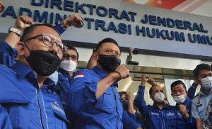 AHY Boyong 34 Pimpinan DPD Partai Demokrat Ke Kemenkumham