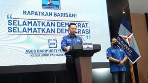 AHY: KLB yang Pilih Moeldoko Jadi Ketum Itu Dagelan