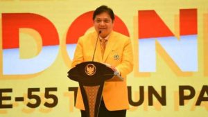 Di Rapimnas, Airlangga Ajak Kader Golkar Menangkan Pemilu 2024