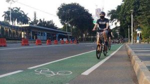 Polisi Bakal Sanksi Pesepeda yang Keluar dari Jalur Khusus Sepeda