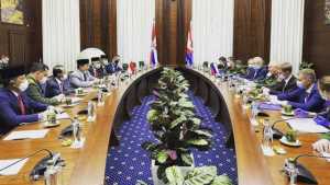 Kerja Sama Bilateral, Prabowo Temui Menhan Inggris Ben Wallace