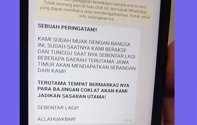 Pimpinan Dewan Minta Polri Tangkap Pelaku Teror Pesan Berantai