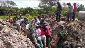 Luar Biasa, TMMD Ke-110, Kodim 0415 Batanghari Sulap Persawahan Jadi Jalan Penghubung 2 Desa