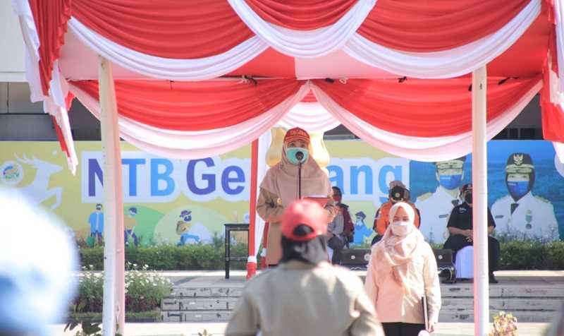 Wagub NTB Minta Tagana Pelopor Memutus Mata Rantai Covid