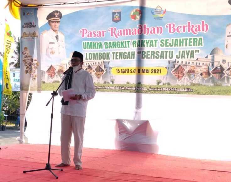 Tingkatkan Ekonomi Warga, Pathul Bahri, Buka Pasar UMKM  Ramdhan 1442 H