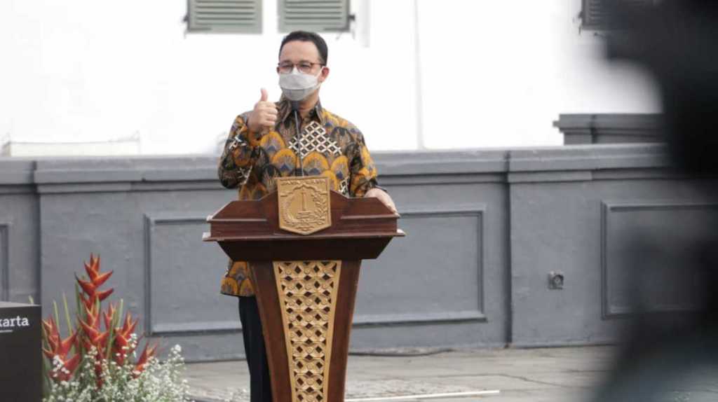 Gubernur Anies Klaim Vaksinasi di DKI Lebihi Target