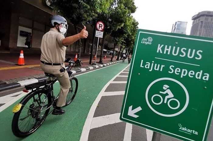 Pemprov DKI Klaim Bangun Jalur Sepeda Sepanjang 314 KM Sampai 2023
