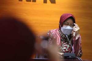 Risma Sebut Kedatangannya ke KPK Untuk Lapor Data Ganda Penerima Bansos