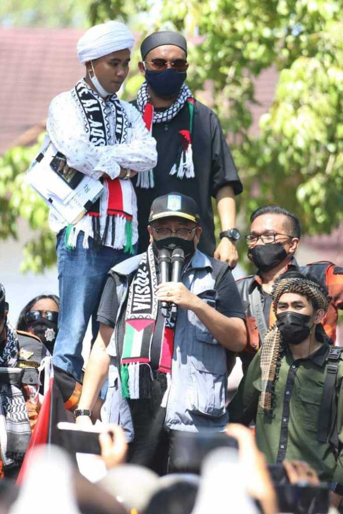 Aksi Bela Palestina, Sekda NTB : Kami Senafas dengan Masyarakat