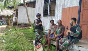 Pererat Tali Persaudaraan, TNI Kunjungi Warga di Tapal batas RI- PNG