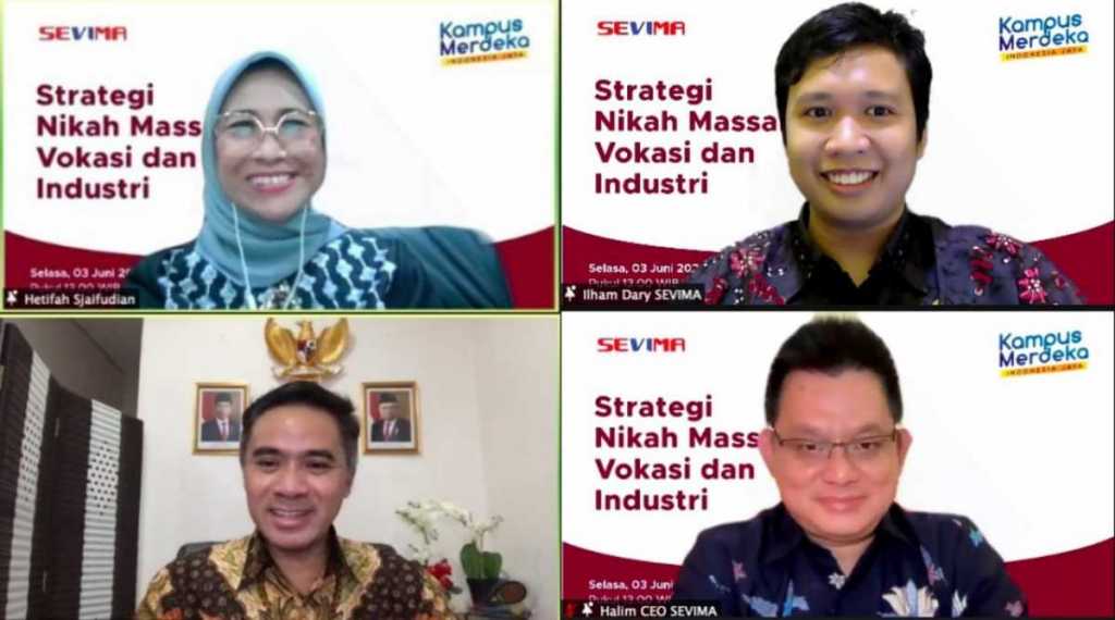 BERSAMA DIRJEN DIKTI DAN WAKIL KETUA KOMISI X DPR RI : Pandemi Berakhir, Vokasi dan Industri Siap Menikah
