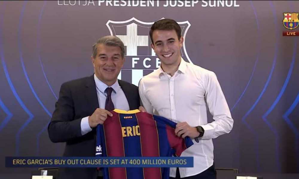 Resmi Pindah, Eric Garcia Panaskan Persaingan Lini Belakang Barcelona