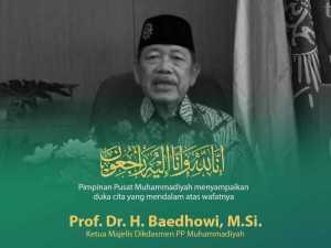 Muhammadiyah Berduka, Tokoh Pendidikannya Dr H Baidhowi Meninggal Dunia