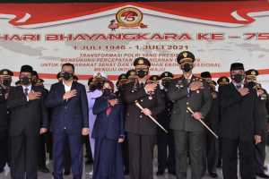 Penanganan Covid 19, HUT Bhayangkara Ke 75 Di Polda NTB