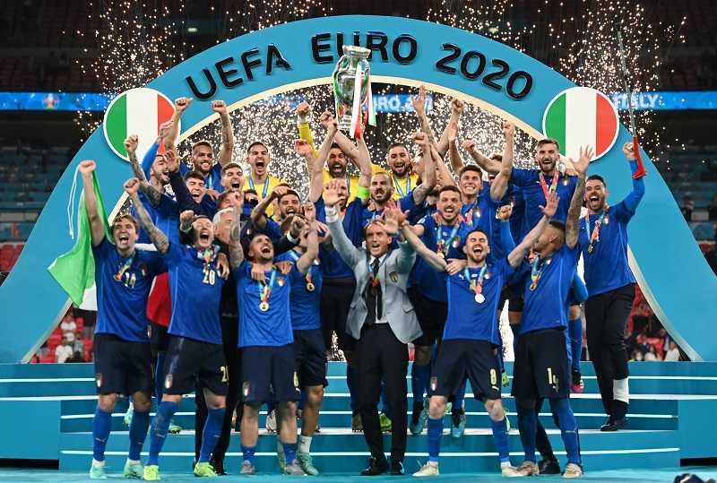 Lewat Drama Adu Penalti, Italia Juarai Euro 2020