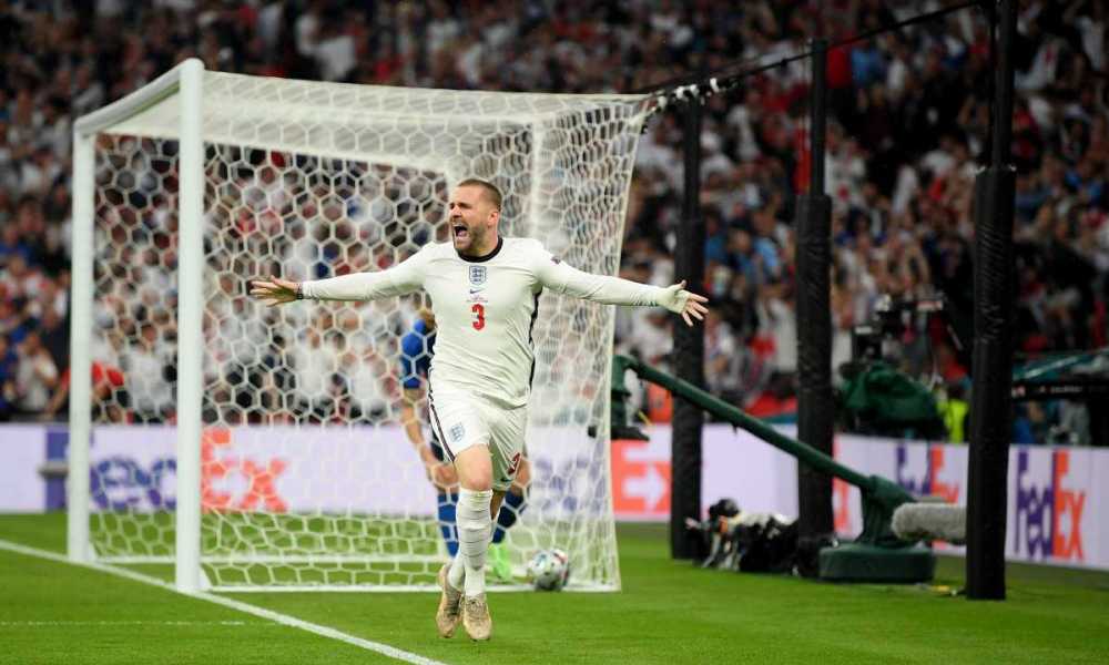 Luke Shaw Pecahkan Rekor Gol Tercepat Final Euro