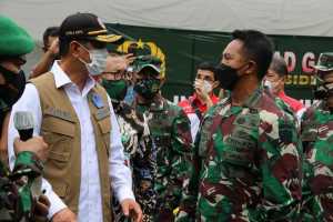 TNI AD Bangun RS Lapangan di Halaman RSPAD Gatot Subroto