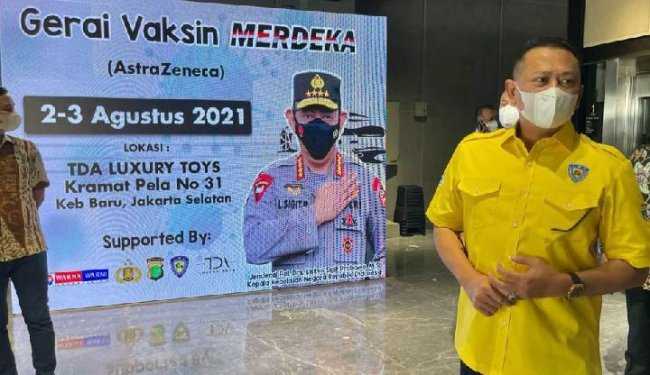 Bamsoet Apresiasi Kapolda Metro yang Luncurkan Program Vaksinasi Merdeka
