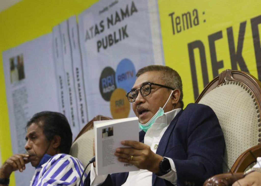 Atas Nama Publik, Freddy Ndolu Terbitkan Karya Jawab Tantangan LPP RRI
