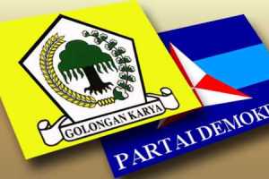Survei, Elektabilitas Golkar Disalip Demokrat dan PKS