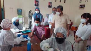 Gelar Vaksinasi, Partai Gerindra Bantu Pemerintah Capai Herd Immunity