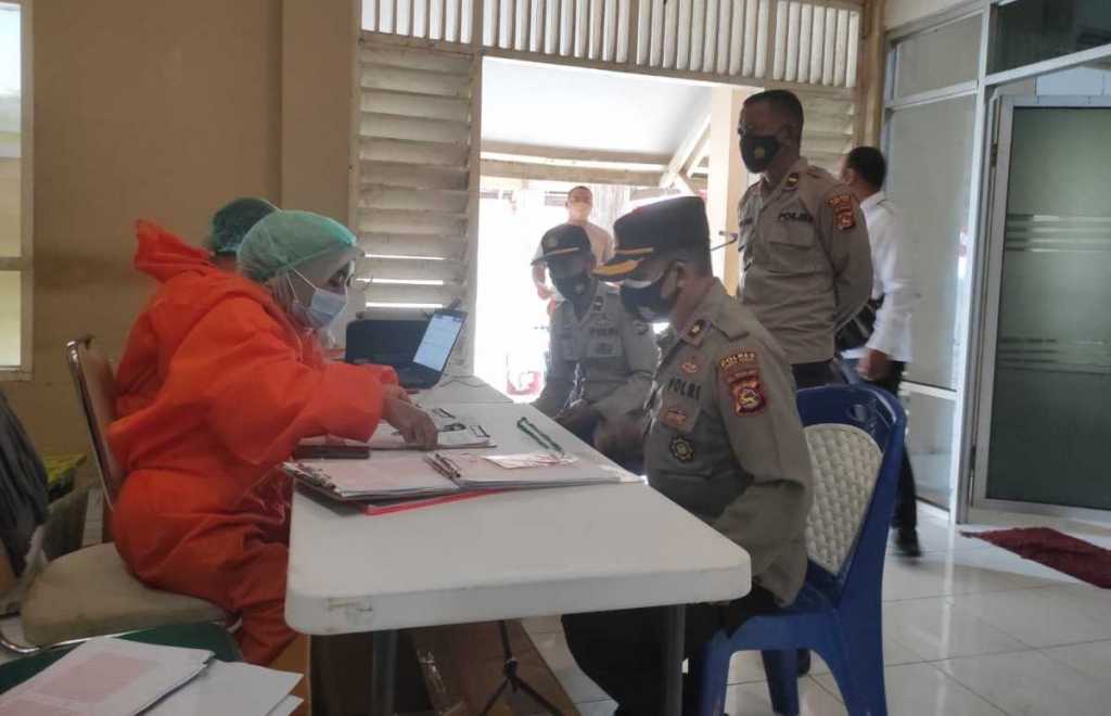 Antisipasi Penyebaran Covid-19, 138 Anggota Dan PNS Polres Loteng Jalani Pemeriksaan Kesehatan