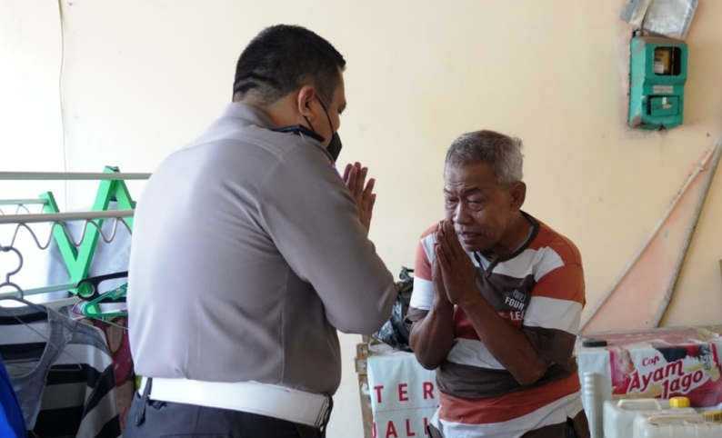 Penisunan Polisi di Semarang Rela jadi Manusia Silver untuk Kebutuhan Hidup