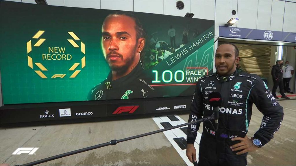 Juarai GP Rusia, Hamilton Rengkuh Kemenangan ke-100 Dalam Kariernya