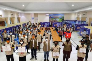 BNPB Beri Penghargaan pada 445 Relawan Prokes PON XX Papua