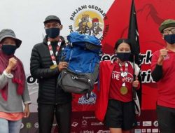 Daki Gunung Rinjani Empat Jam PP, Tim Epen Bale Pecahkan Rekor Tercepat