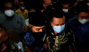 Akhmad Najib Tersangka korupsi dana hibah pembangunan Masjid Raya Sriwijaya Resmi Ditahan