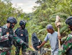 Satgas Pamtas Sisir Jalur Tikus di Perbatasan RI-Malaysia