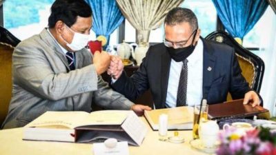 Menhan RI Bahas Kerja Sama Bilateral Pertahanan dengan Malaysia