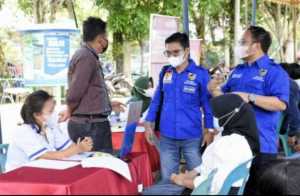 Begini Antusias Peserta Gebyar Vaksin KNPI di Kota Padangsidimpuan