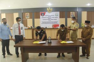 Beri Pendampingan Hukum, Pemda dan Kejaksaan Loteng, Tanda Tangan MoU