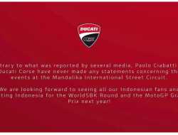 Beradar Isu Miring, Ini Penjelasan Ducati Terkait Isu soal Marah ke RI karena Mandalika