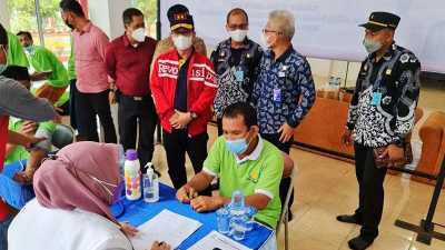 Ratusan Napi di Lapas Kelas III Lhoknga Divaksin