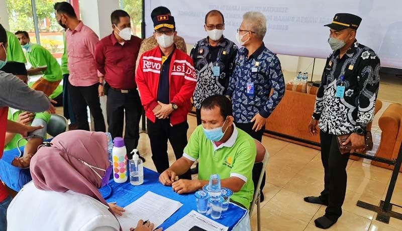 Ratusan Napi di Lapas Kelas III Lhoknga Divaksin