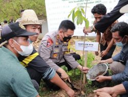 Kapolda NTB Tanam 10.000 Pohon di Kawasan Penyangga KEK Mandalika