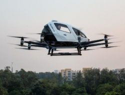 Taksi Terbang EHang 216 Resmi Lakukan Demo Flight