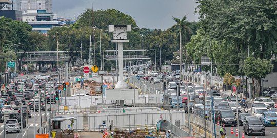 Kena Imbas Proyek MRT, Pemindahan Tugu Jam Thamrin ke Monas Dilakukan Bertahap