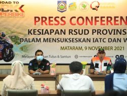 Pemprov NTB Siagakan 356 Tim Medis Jelang IATC Dan WSBK Sirkuit Mandalika