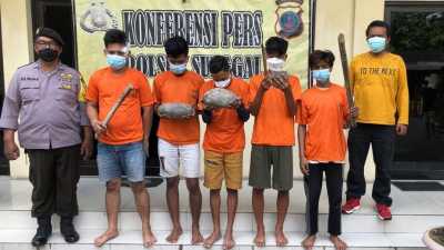 Lima Pelaku Tawuran yang Tewaskan Warga Deli Serdang Ditangkap
