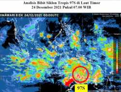 BMKG Identifikasi Suspek Area jadi Bibit Siklon Tropis