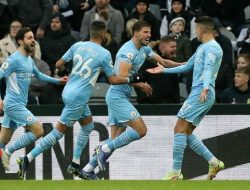 LIGA INGGRIS – Man City Gunduli Newcastle 4-0