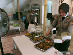 Polda NTB Dirikan Dapur Umum di Lokasi Terdampak Banjir Lombok