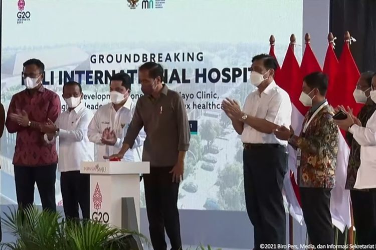 Presiden Lakukan "Groundbreaking" Bali International Hospital
