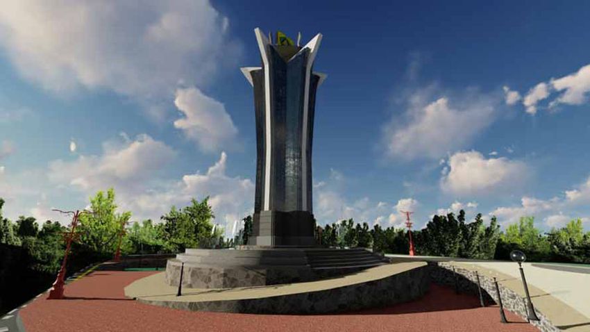 Bediri di Simpang Sirkuit Sentul, Tugu Pancakarsa Jadi Ikon Baru Kabupaten Bogor